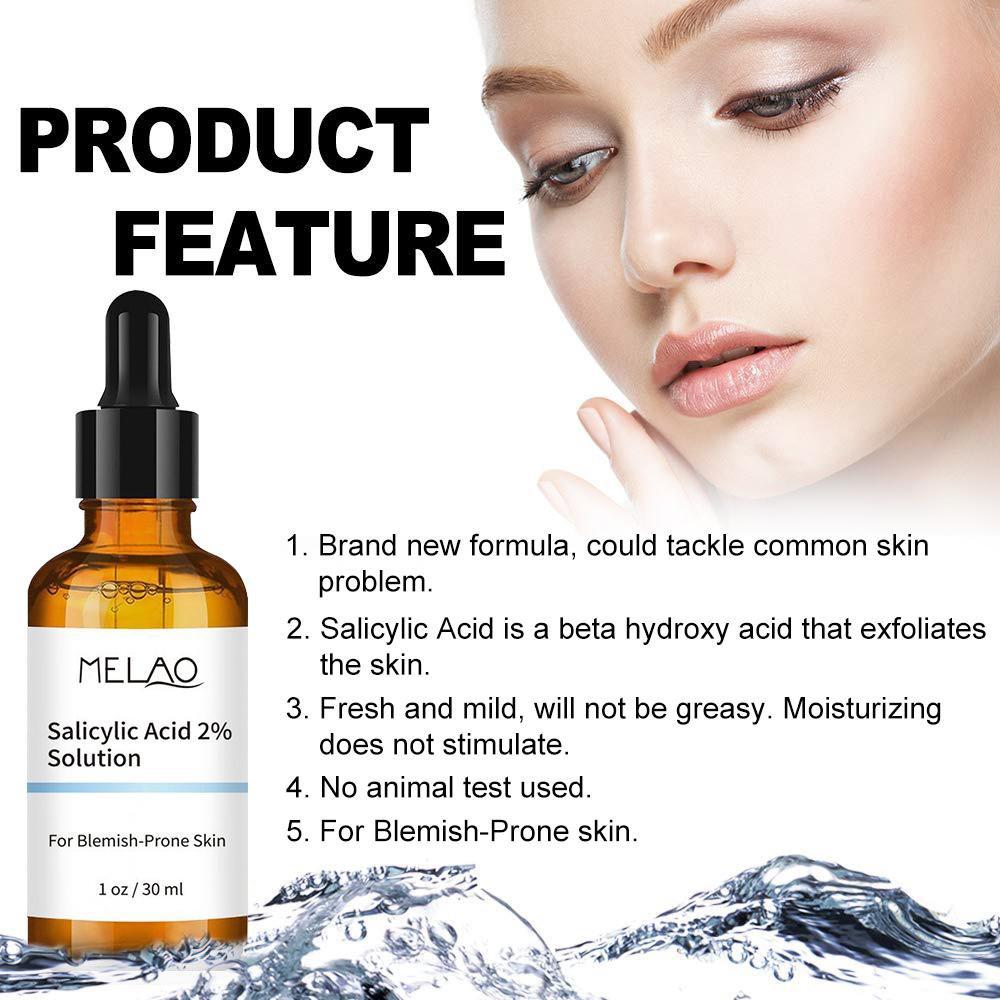 SalicylicI Acid 2% Serum Mild Peel Acne Scrs Clarifying Pores Sebum