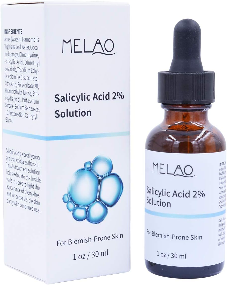 SalicylicI Acid 2% Serum Mild Peel Acne Scrs Clarifying Pores Sebum