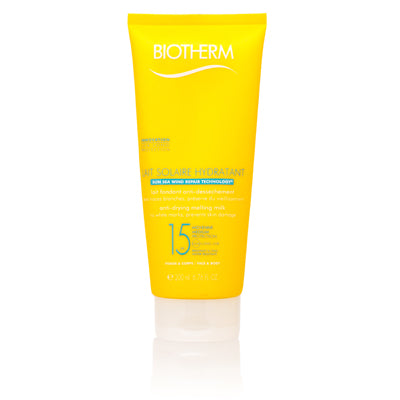 BIOTHERM Lait Solaire Hydratant SPF 15 – Anti-Drying Melting Milk Sunscreen (6.7 oz / 200ml)